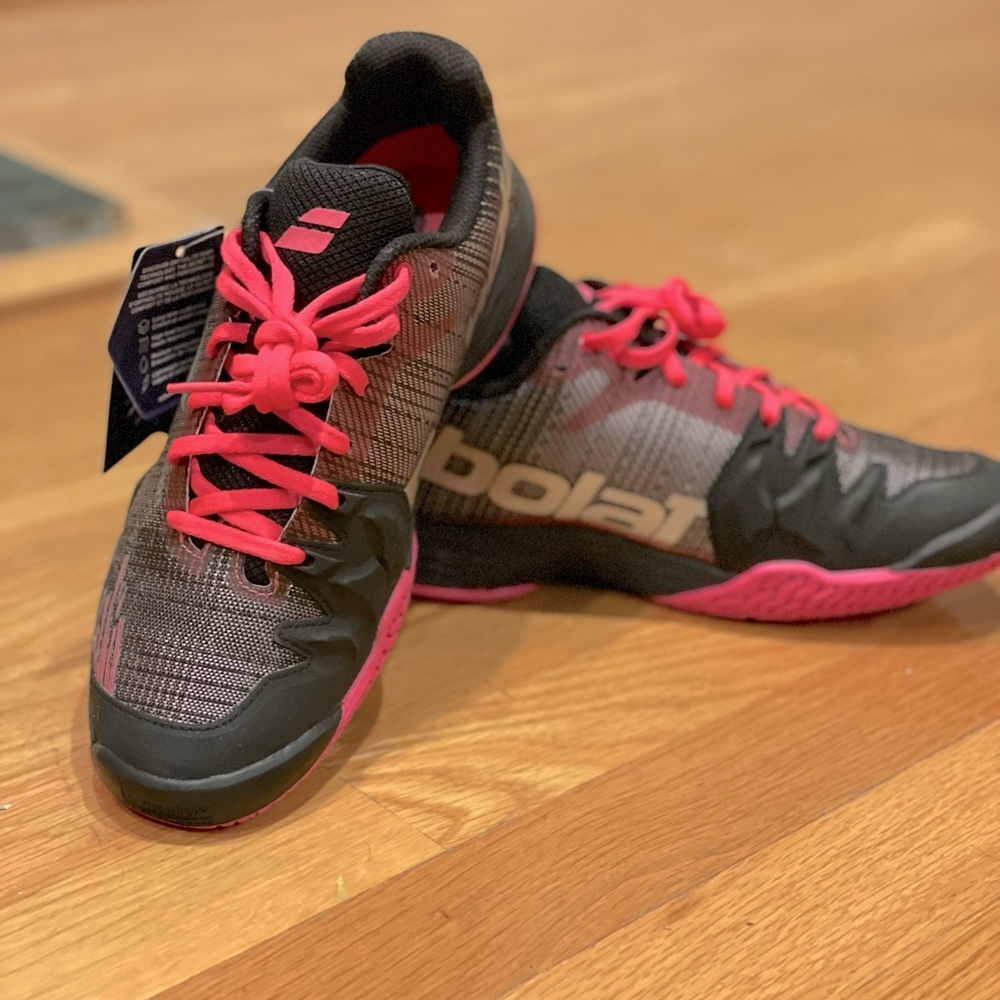 Babolat Jet Mach Tennis Court Shoes Pink/Black